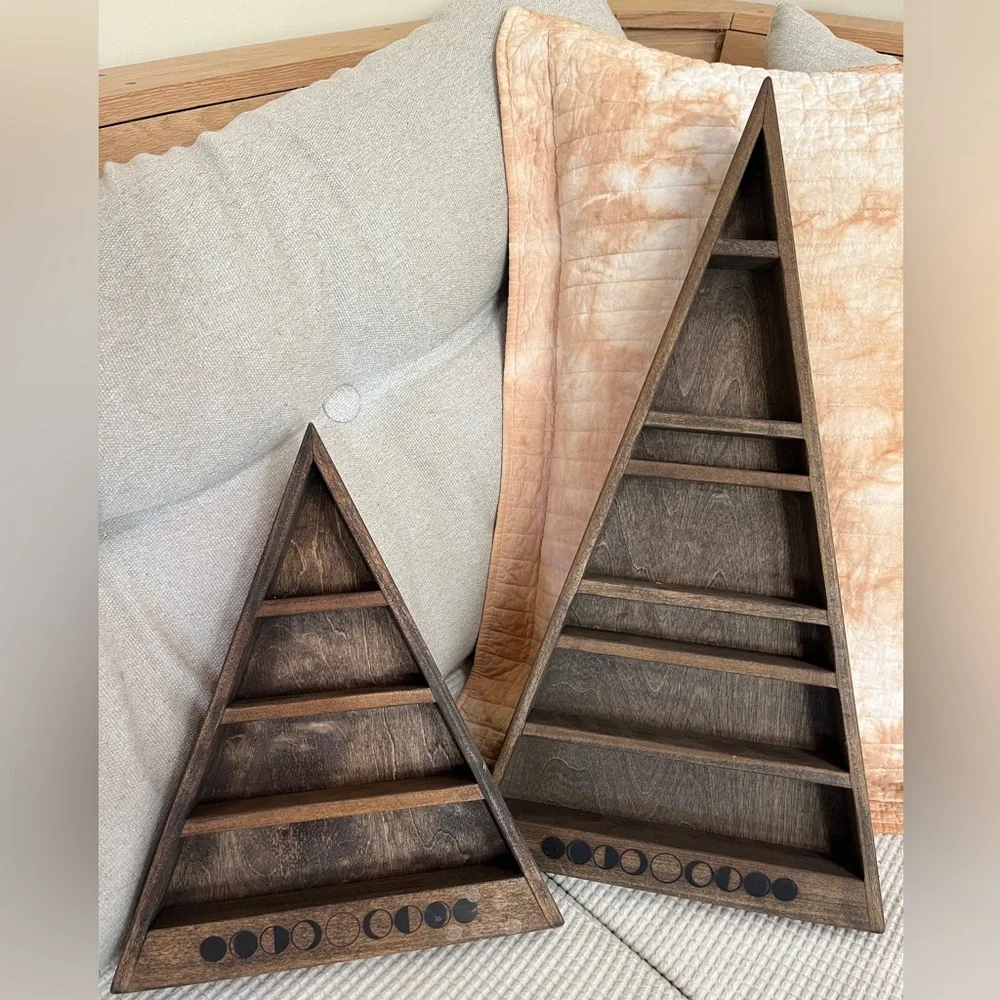 Stone & Violet Walnut Shelves